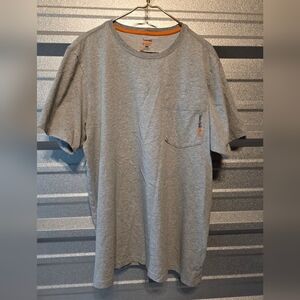Timberland Heather Gray Short Sleeve Tee